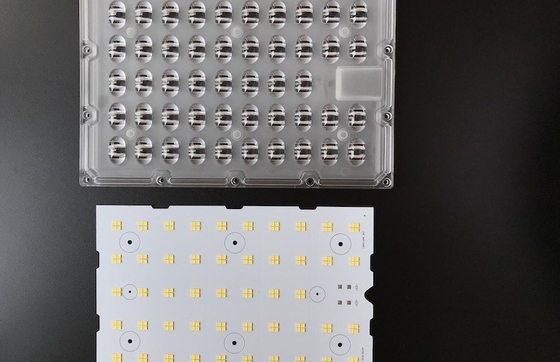 شراء 150W 3030 SMD LED Street Light Components Optics Array Lens لمصباح الطريق التصنيع عبر الإنترنت
