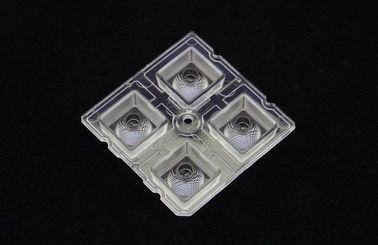 شراء PMMA Led Collimator Lens , 4 in 1 Led Optical Lens For SMD 5050 Led Lamp التصنيع عبر الإنترنت