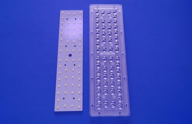 شراء 145x70 درجة 3030SMD 150-160LM / W وحدة الصمام وعدسة صفيف PC لمكونات StreetLight التصنيع عبر الإنترنت