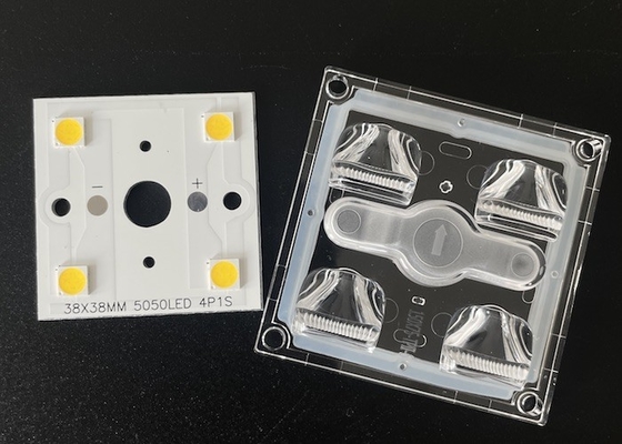 شراء وحدة إضاءة مقاومة للماء 10 وات 15 وات 4 مصابيح LED 5050SMD LED عدسة ضوء الشارع التصنيع عبر الإنترنت