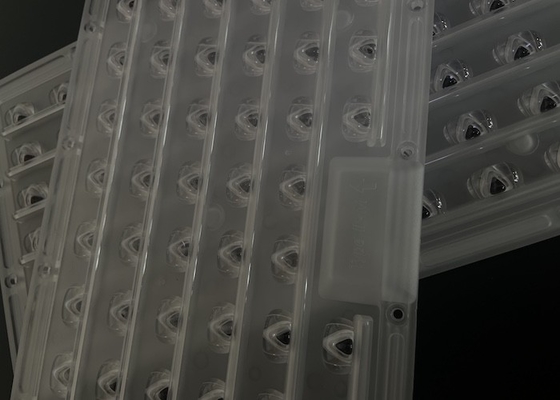 58x4 232 LED Lens 3030 SMD Optical PC Type2 / Type3 / Type4 / Type5 LED Array Lens