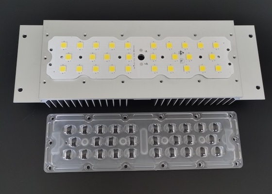 شراء 7070 SMD وحدة الرصيف وحدة الكمبيوتر العدسي وحدة ضوء الشارع 50W-120W مع 158x103 درجة TYPE2-M التصنيع عبر الإنترنت