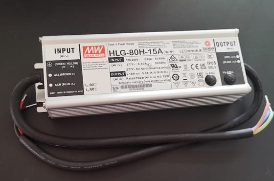 شراء HLG-80H-15A 15v 5A 80W محرك الضوء المضغوط ، مصدر الطاقة المستمر التصنيع عبر الإنترنت
