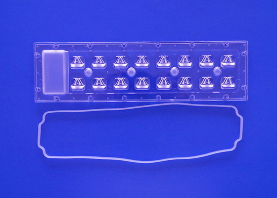شراء 252x70mm سلسلة 3535 عدسة LED المصفوفة مقاومة للماء IP65 لـ 16 لوحة LED 16w 24w 36w التصنيع عبر الإنترنت