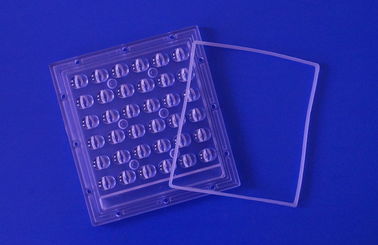 شراء 6X6 36 3030SMD شارع أدى ضوء العدسة 60x140 درجة غير متناظرة إخراج الضوء العالي التصنيع عبر الإنترنت