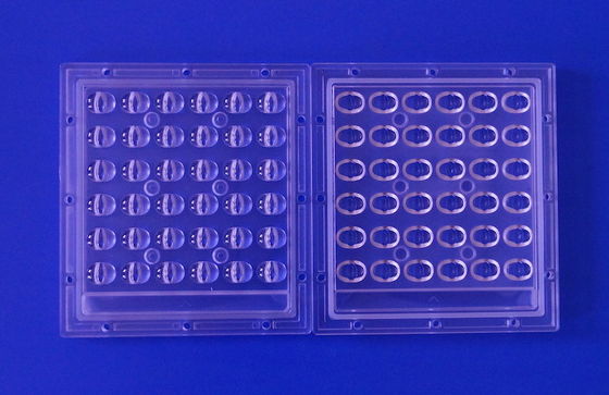 6X6 36 3030SMD Street Led Light Lens 60x140 Degree Asymmetrical High Light Output