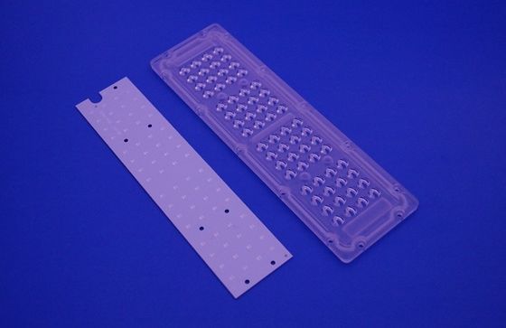 High Efficiency 3030 Led Lens With PCB Mounting , 64pcs 65x150 Degree