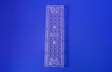 شراء 28 LED 3030 SMD LED عدسة بزاوية عريضة 80x150 درجة لمجموعات التحديثية لإضاءة الشارع التصنيع عبر الإنترنت