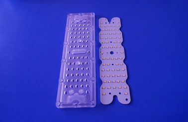 شراء 50W 3030 LED عدسة شارع الخفيفة عمودي 80x150 درجة 64pcs مصلحة الارصاد الجوية 3030 قاد وحدة التصنيع عبر الإنترنت