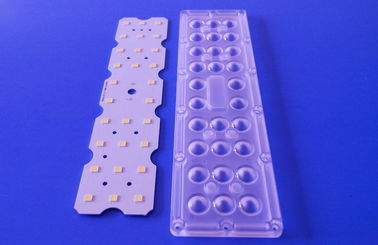 شراء TYPE V 28 In One Array 4 أجزاء 3030 SMD LED / 5050 SMD Module مع 130 درجة 50-100W للضوء العالي للخليج التصنيع عبر الإنترنت