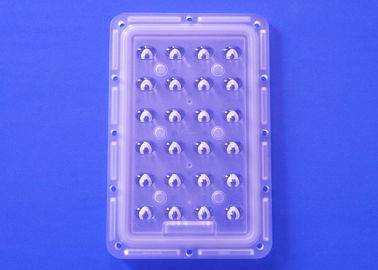 شراء 3535 SMD البلاستيك حقن القالب الصمام عدسة بصرية 24W XPG3 للضوء الشارع غير المتكافئة التصنيع عبر الإنترنت
