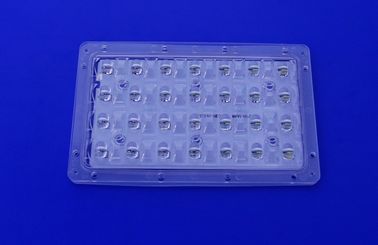 شراء 70x140 درجة 28 واط صفيف عدسة LED لتجهيزات إنارة الشوارع LED التصنيع عبر الإنترنت
