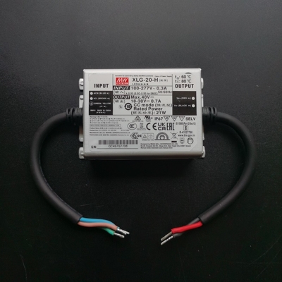 شراء معنى جيد تيار ثابت IP67 مضاد للماء محرك الضوء XLG-20-H 18-30V 0.7A 21W مصدر الطاقة LED للضوء الخارجي التصنيع عبر الإنترنت