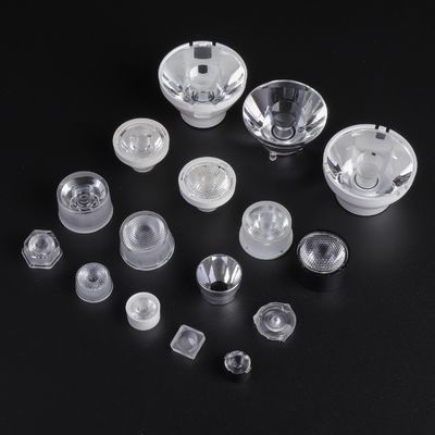 Custom Clear PMMA Led Lens , Acrylic Led lens 1W 3W for Led Torch Cover