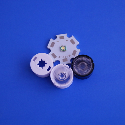 شراء SMD 3535 PMMA العدسة الموجّهة ، العدسة البصرية الموجّهة للضوء الموجّه التصنيع عبر الإنترنت