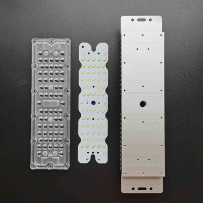 شراء 50W SMD3030 PC Lens LED Street Light Module مقاوم للماء 8 Series 8 متوازي 48V مع بالوعة الحرارة التصنيع عبر الإنترنت