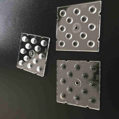 50x50mm SMD 3030 Led Lens , 12 In 1 Led PC Lens For High Bay Light