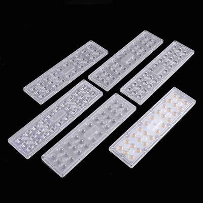 شراء 28W مصلحة الارصاد الجوية 4PCS 3030 أدى ضوء الشارع عدسة TYPE4-S للضوء الشارع التصنيع عبر الإنترنت
