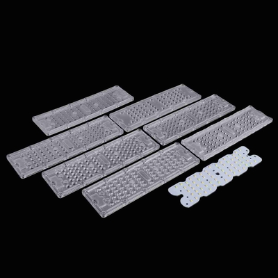 شراء عدسة ضوء الشارع LED مع PCB للضوء النفق ، SMD 3030 عدسات الضوء LED التصنيع عبر الإنترنت