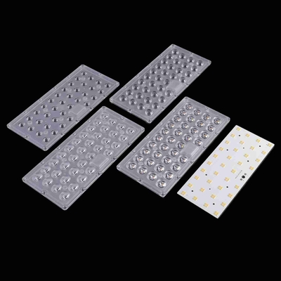 شراء مكونات مصابيح الشوارع LED 100W لموقف السيارات مع درجة حرارة اللون 3000K-6000K التصنيع عبر الإنترنت