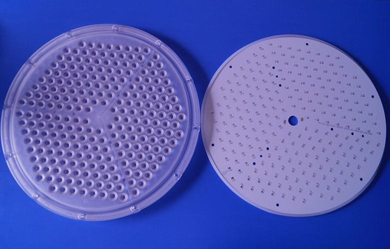 شراء 200 وات عالية خليج ضوء العدسة مع PCB مجلس / 234pcs SMD 3030 عدسة الصمام التصنيع عبر الإنترنت