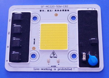 شراء AC220V 50W بدون سائق عالي الطاقة COB LED 5000-5500LM موافقة اللون الأبيض التصنيع عبر الإنترنت