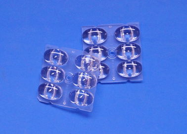 شراء 6 في 1 5050 SMD LED شارع ضوء عدسة زاوية واسعة 160x80 درجة TYPEII-M التحمل التصنيع عبر الإنترنت