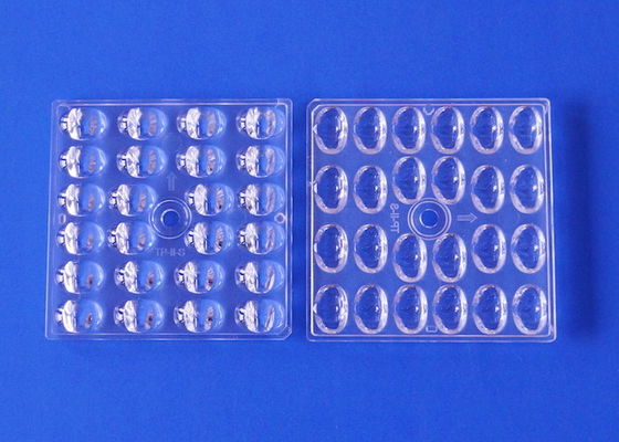 24 LED Street Light Lens 5050MM 3030 SMD LED Road Light Wide Angle 151x81 Degree