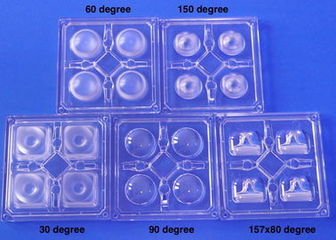 شراء 4 LED High Bay Light Lens 90X90MM Shop Box Type 5730/5050 SMD Optical Grade PC التصنيع عبر الإنترنت