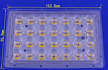 شراء PCB Solder Bridgelux LED Lens Array for 28W Street Lamp التصنيع عبر الإنترنت