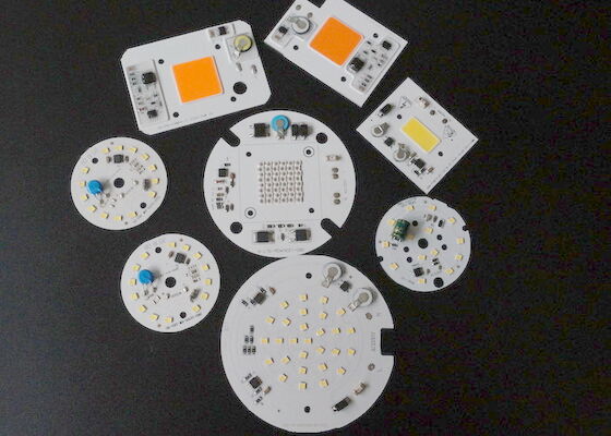 شراء AC220V DOB LED 50W PCB Board وحدة بدون سائق 78x55mm حامل التصنيع عبر الإنترنت