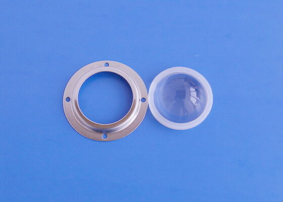 شراء 50mm Dia COB Glass Lens 28mm ارتفاع ل 10w 20w 30w LED التصنيع عبر الإنترنت