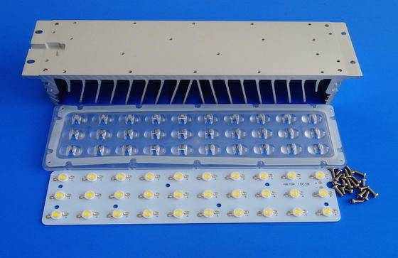 Outdoor 3 x 10w LED Street Light Components , Led Road Lamp Fittings
