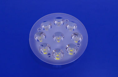 شراء 9W Bridgelux PMMA Led Lens، Optical Led Tunnel Lamp Lens للإضاءة الزخرفية التصنيع عبر الإنترنت