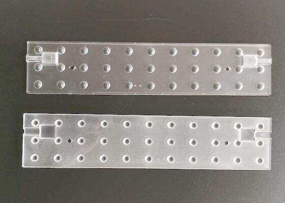شراء 91٪ نفاذية SMD2835 SMD5630 عدسة صفيف خطية 60 درجة التصنيع عبر الإنترنت