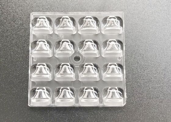 شراء 16 نقطة SMD3030 50X50mm LED Street Light Lens TYPE III-M التصنيع عبر الإنترنت
