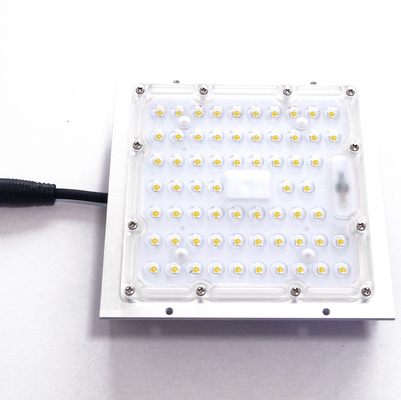 شراء مربع الشكل SMD3030 LED إنارة الشوارع 50 واط 150lm / W طوقا سيليكون التصنيع عبر الإنترنت