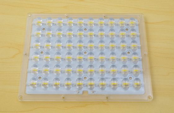 60W LED Retrofit Kits with Led Street Light Lens , PCB Module Solder 60x1w Led