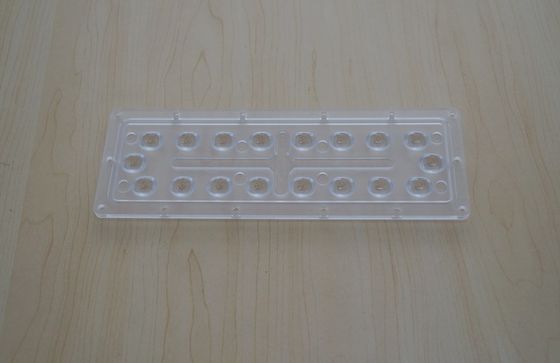 Asymmetric Collimator led reflector Lens For Street Light , 4 Vehicle Lanes