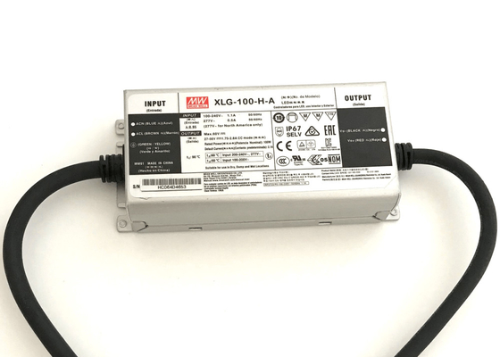شراء Meanwell AC DC مزود طاقة LED بتيار مستمر 100 وات XLG-100-H-A IP67 التصنيع عبر الإنترنت