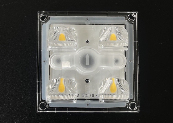10 واط 15 واط 20 واط مربع 5050 سمد LED وحدة عدسة مقاومة للماء 50x50 مللي متر 4 في 1 60/90/75x150 درجة