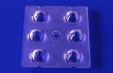 6 في 1 مع 5050 PC LED Lens Array TYPE III Beam نمط لأضواء الشوارع