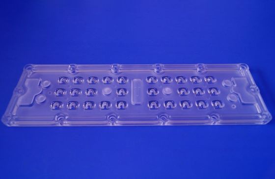 مصفوفة عدسات LED SMD 5050 مخصصة 28 في 1 بزاوية شعاع 80x150 درجة لإضاءة الشوارع