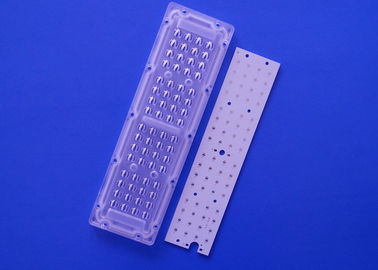 64 SMD 3535 بقيادة ضوء محرك وحدة عمودي 65x150 درجة زاوية عدسة لمصباح الطريق بقيادة الولايات المتحدة