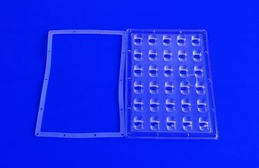 PMMA LED عدسة ضوء الشارع لوحدة مصباح الطريق 171x125x8.13mm
