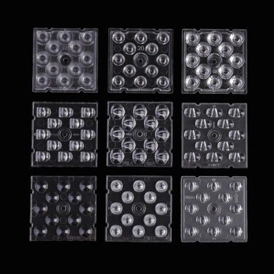حشية السيليكون 12 في 1 3030 SMD LED عدسة للضوء العالي