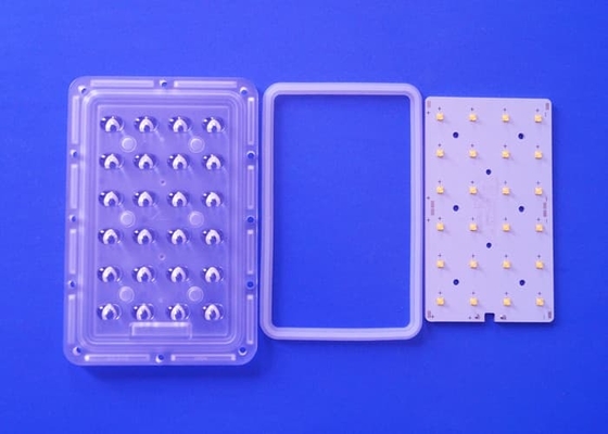 Shoebox CR 3535 وحدة الإضاءة LED مع 24pcs CR XTE LED ثنائي الفينيل متعدد الكلور