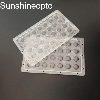 لوحة PCB LED 3030 SMD مخصصة للوحدة الضوئية LED من 35 إلى 50 واط مع زاوية شعاع 90 درجة وعدسة الكمبيوتر البصري