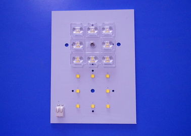 تخصيص الصمام الخفيفة ثنائي الفينيل متعدد الكلور المجلس XTE / XPG3 LED مع 8 في 1 عدسة 147x72 درجة TPII M