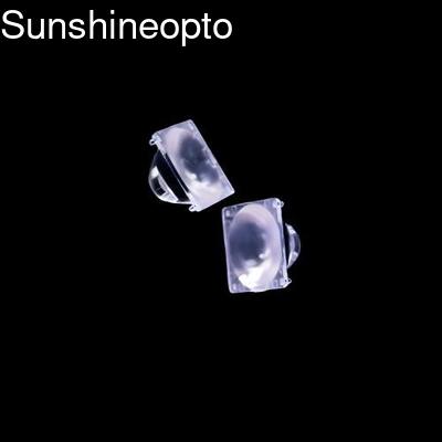 زاوية شعاع ضيقة 10 درجات قطرها 22 ملم عدسة بصرية LED مع PMMA من الدرجة البصرية للضوء المشرق في الهواء الطلق